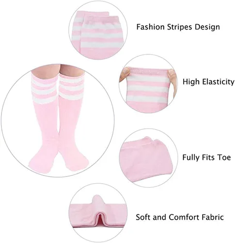 Miniatura 4 de Century Star Calcetines de fútbol para niñas y niños, calcetines de béisbol para jóvenes, calcetines de sóftbol para niños, calcetines deportivos