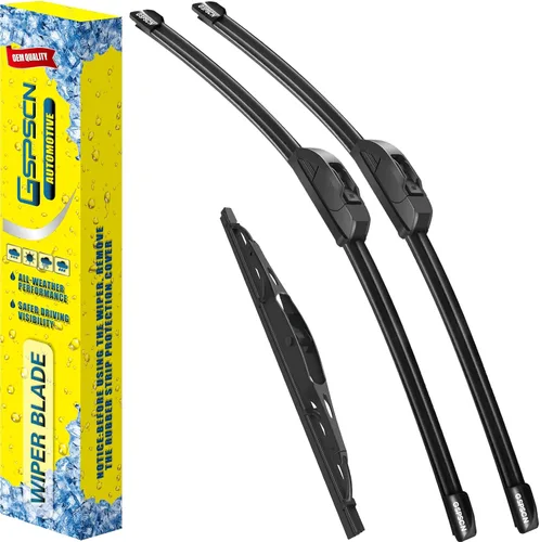 Miniatura 23 de GSPSCN 2 limpiaparabrisas de repuesto para Cooper R55, R56, R57, 2013, 2014, 2015, 19 + 18 pulgadas (juego de 2)