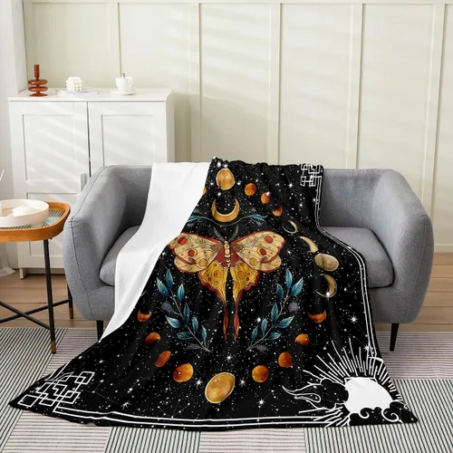 Miniatura 7 de Erosebridal Manta de murciélago de Halloween de 30 x 40 pulgadas, para todas las estaciones, con estrellas y galaxias, para niños, decoraciones