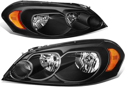 Miniatura 10 de DNA Motoring HL-OH-CI06-BK-CL1 - Faros delanteros de carcasa negra compatibles con Impala 06-13