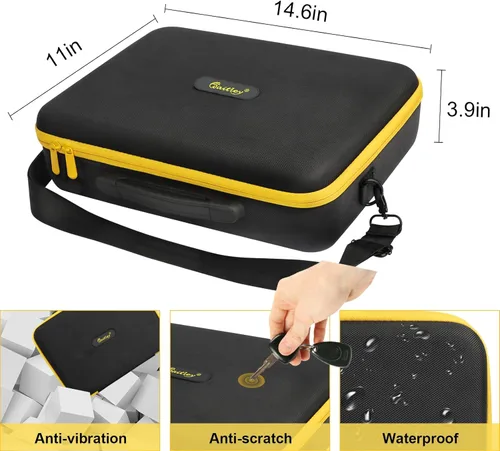 Miniatura 5 de Estuche extra grande para almacenamiento de baterías compatible con Dewalt 20V 60V 12V 18V Max y cargador, caja de transporte