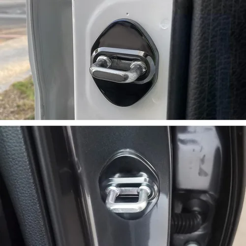 Miniatura 5 de TOMALL 4 pestillos de bloqueo de puerta de automóvil compatibles con Honda Accord Civic CR-V XR-V HR-V UR-V Odyssey Crosstour Pilot Vezel de acero