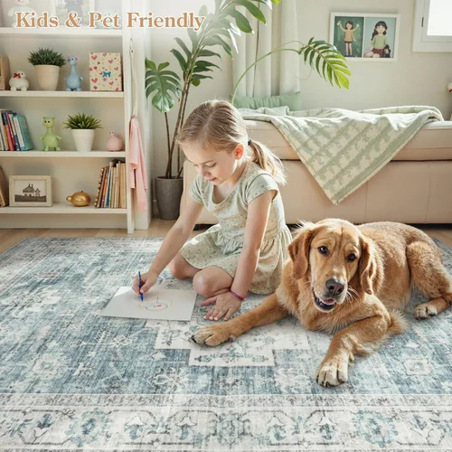 Miniatura 7 de LIVEBOX Alfombra Lavable 2x3 Tapetes de Cocina para Piso de Entrada, Tapete Antideslizante para Puerta Principal para Baño Pasillo, Alfombra Pequeña