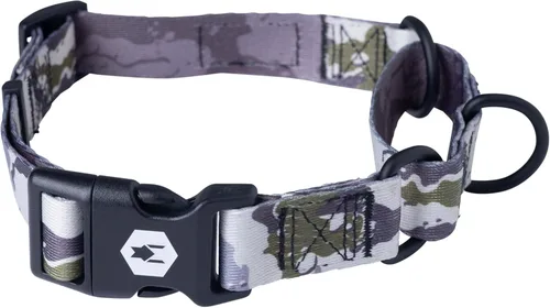 Miniatura 16 de Wolfgang - Collar de perro Martingala resistente con hebilla de nailon de liberación rápida para caminar y entrenar, estampado NewMoon, mediano