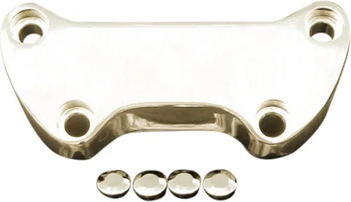 dk Custom Productos lisa), color chapado en cromo parte superior Clamp para manubrio Harley & Customs dk-hd-ctp