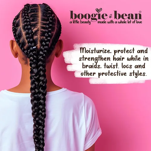 Miniatura 9 de Aceite para el cabello para niños para estilos rizados, naturales y trenzados, adecuado para bebés, niñas y niños con tipos de cabello 4C