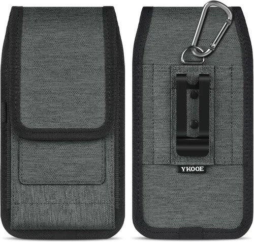 Miniatura 10 de ykooe Funda para teléfono celular compatible con iPhone 17 Pro Max, Samsung Galaxy S25/S24/S23/S22/S21/S20 Ultra, Pixel 8/7 Pro, clip para cinturón