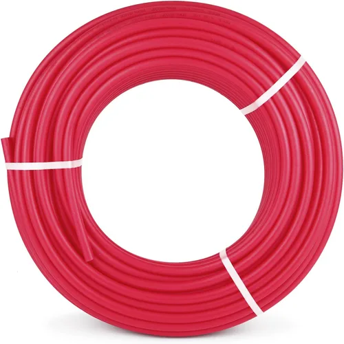 Miniatura 8 de Happybuy Tubo de barrera de oxígeno PEX - Bobina de tubo de 1/2 pulgada x 152 metros - Tubo EVOH PEX-B para calefacción de piso radiante residencial