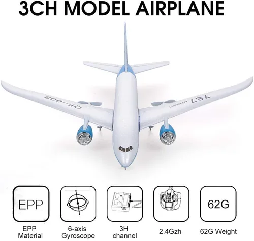 Miniatura 2 de GoolRC QF008 787 Avión Modelo Miniatura Avión 3CH 2.4G Control Remoto EPP Aviones RTF RC Juguete