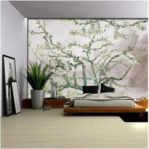 Miniatura 13 de Wall26 - Papel tapiz en color cobre con estampado de "Almendro en flor" de Vincent Van Gogh