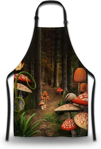 Miniatura 13 de Delantal de hornear para hombres, All You Need Is a Cupcake Craft Delantales para mujeres para cocina, cocina, restaurante, barbacoa, pintura