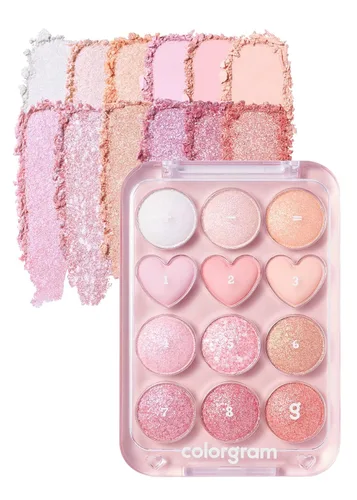 Miniatura 9 de COLORGRAM Paleta de Sombras de Ojos Pin Point 03 Rosa+Lavanda Tonos Ultra-Mezclables Mate, Glitter, Shimmer para Maquillaje Diario Paleta de 3.