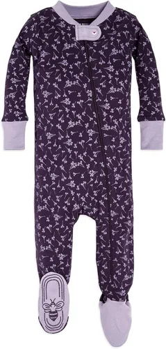 Miniatura 98 de Burt's Bees Baby - Mameluco para bebés, pijama, 100% algodón orgánico, cierre frontal, pies cerrados antideslizantes