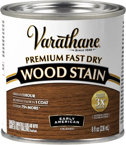 Miniatura 20 de Varathane Premium - Colorante de madera de secado rápido, cuarto de galón, roble primaveral color fantasía (Spring Oak)