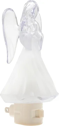 Miniatura 2 de Creative Hobbies Luz nocturna Heavenly Glow Angel - Incluye 5 W C7 y enchufe giratorio con interruptor de encendido/apagado