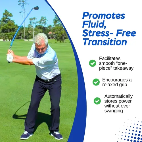 Miniatura 3 de Lag Shot XL 7 Iron Swing Trainer for Taller Men – Longer, Flexible Shaft Designed for Height & Strength Groove Tempo, Lag & Timing Build a