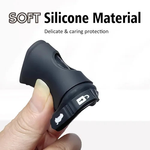 Miniatura 5 de Funda de Silicona Suave Premium para Llavero de Volvo de 4 Botones Laterales, Llavero de Servicio Pesado con Funda Compatible con Volvo XC40 XC60