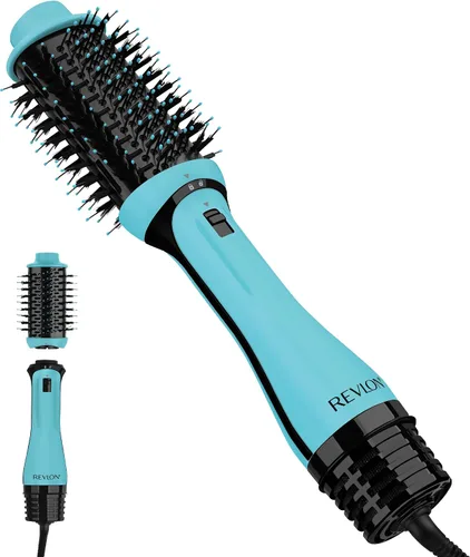 Miniatura 10 de Revlon-Cepillo de aire caliente para secador de cabello y voluminizador de un solo paso, negro (el embalaje puede variar)