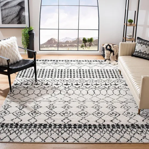 Miniatura 35 de SAFAVIEH Tulum Collection - Alfombra decorativa de 2 x 3 pies, diseño marroquí bohemio envejecido, no desprende pelusa y fácil de limpiar, ideal