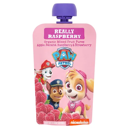 Miniatura 6 de Paw Patrol Bold Blueberry Organic Mixed Fruit Squeeze Pouch 3.5 oz (paquete de 10)