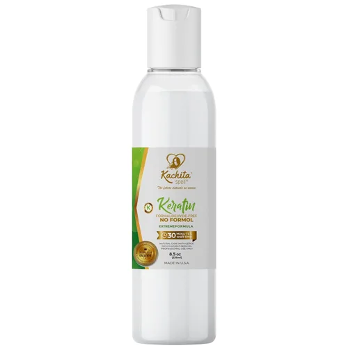 Miniatura 9 de Tratamiento de queratina brasileña sin formaldehído Kachita Spell alisadores para el cabello, sin formol, fabricados en Estados Unidos (8 unidades)