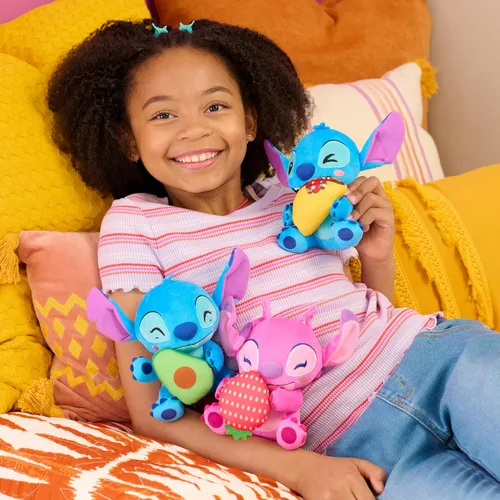 Miniatura 2 de Disney Stitch - Animal de peluche pequeño de 7 pulgadas, ángel con fresa, juguetes para niños a partir de 2 años Just Play