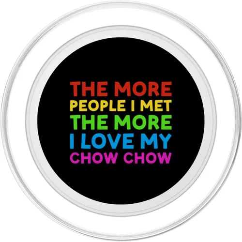 Miniatura 2 de Dog More People I Met The More I Love My Chow Chow PopSockets MagSafe PopGrip for iPhone