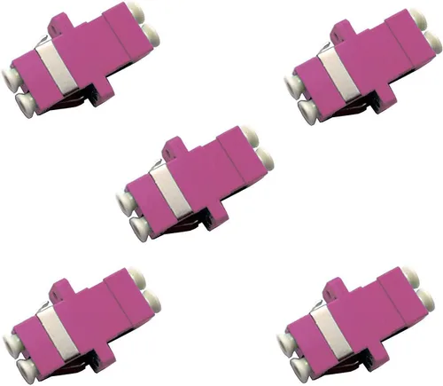 Miniatura 5 de Ultra Spec Cables Adaptador/acoplador de cable de fibra óptica LC-LC dúplex multimodo 5