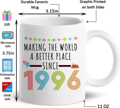 Miniatura 2 de Regalos de 30 cumpleaños para mujeres, divertida taza de café de regalo de 30 años, tazas de cumpleaños 30 para ella, mamá, tía, esposa, hermana