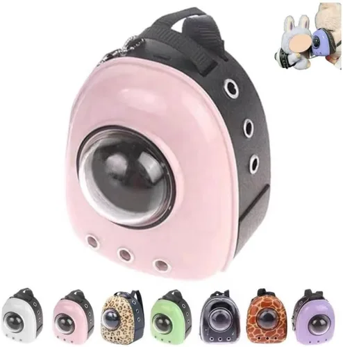 Miniatura 12 de Mochila de muñeca para Labubu, mini mochila llavero para disfraz de Labubu, lindas bolsas de muñeca para accesorios Labubu
