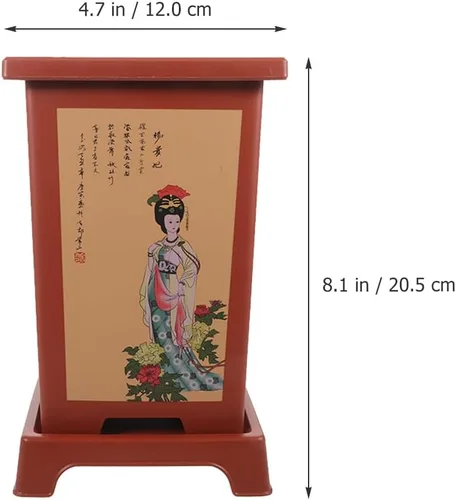 Miniatura 2 de Happyyami 4 juegos de macetas de orquídeas grandes macetas de cerámica para cactus maceta decorativa para suculentas, maceta redonda grande