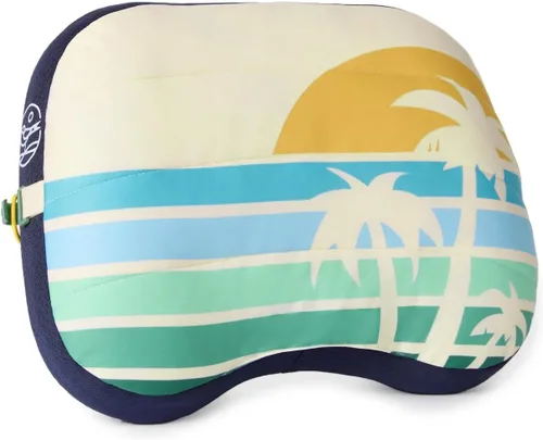 Miniatura 19 de Ballast - Almohada inflable cómoda, duradera y compacta, se mantiene en playas ventosas gracias a la bolsa de arena patentada, para playas, Paraíso