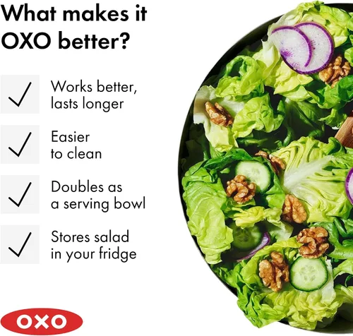 Miniatura 10 de OXO Steel - Centrifugador de ensalada