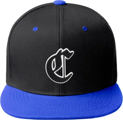 Miniatura 1311 de Daxton Gorra clásica con visera de billete plano con letras del alfabeto inglés antiguo de la A a la Z