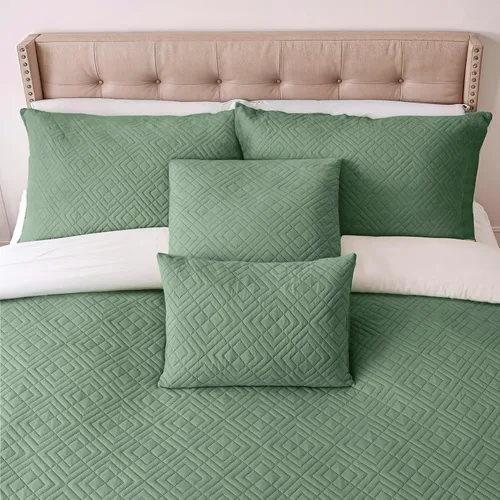 Miniatura 43 de Clara Clark Quilts Tamaño Twin - Juego de Cubrecama Colcha para Todas las Estaciones, Tejido Pinsonic Juego de Ropa de Cama Ligera - Juego