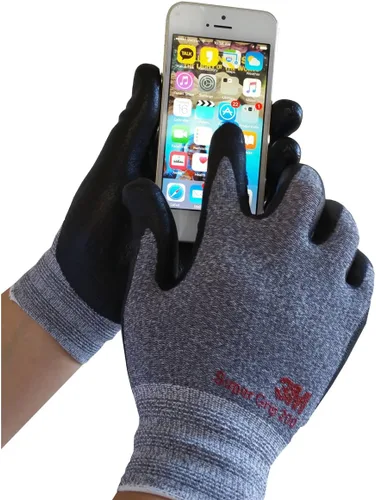Miniatura 5 de 3M Super Grip 200 Guantes de trabajo de jardinería de nitrilo, 5 pares (M, verde)