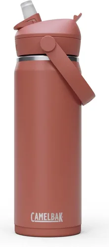 Miniatura 18 de CamelBak - Thrive - Botella de agua con tapa y pajilla, 20 onzas - Aislante de acero inoxidable, color negro
