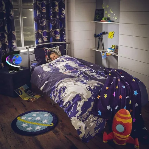 Miniatura 3 de MOKOQI - Globo levitante magnético con luz LED, regalo tecnológico genial para hombres, padres, niños y niñas, regalos de cumpleaños para niños, Azul