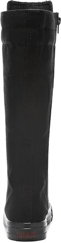 Miniatura 5 de Momuk - Botas de lona por arriba de la rodilla para mujer
