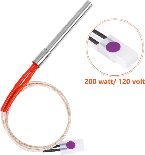 Miniatura 4 de Kit de Encendedor de Varilla Caliente de Repuesto de 2 Piezas para Parrillas de Pellets de Madera Traeger y Camp Chef, Encendedor de Parrilla