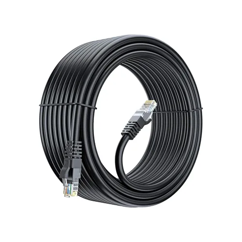 Miniatura 26 de Maximm Cable Ethernet Cat6, 100 pies, cobre 100% puro, UTP (negro) 100 pies