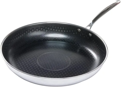 Miniatura 5 de Black Cube Sartén de liberación rápida – Sartén antiadherente de cerámica – Sartén de acero inoxidable de 9.5 pulgadas para estufas