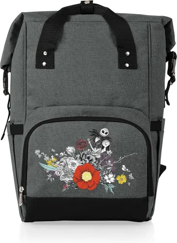 Miniatura 7 de PICNIC TIME Disney Lilo and Stitch On The Go - Mochila enfriadora con tapa enrollable, con aislamiento de lados suaves, con capacidad de 30 a 42 gris