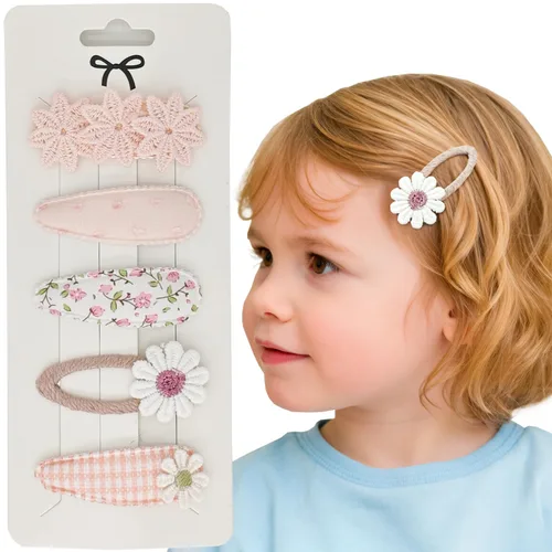 Miniatura 13 de 20 pinzas para el pelo de bebé, antideslizantes, totalmente forradas, suaves para niñas y niños pequeños, accesorios para el cabello hechos a mano