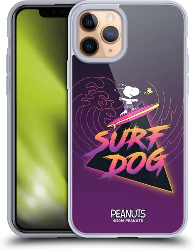 Miniatura 195 de Head Case Designs Peanuts Tropical Surf Snoopy Aloha Disco Gel Funda con licencia oficial [protección de grado militar] compatible con Apple iPhone