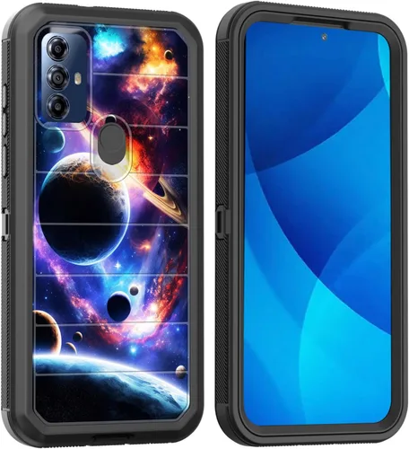 Miniatura 22 de Funda para Moto G Play 4G 2024, cuerpo completo, protección contra caídas, resistente, 3 capas, militar, resistente, duradera, para Motorola Moto G