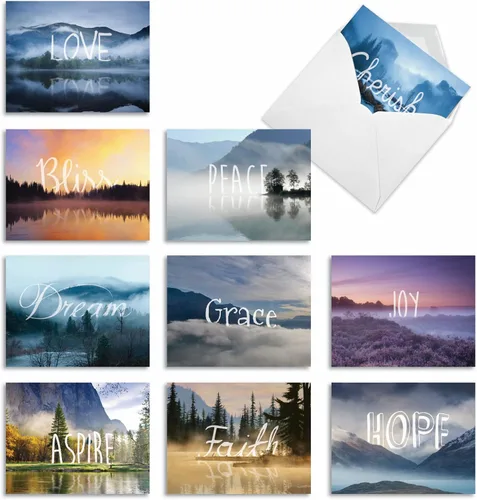 Miniatura 9 de The Best Card Company - Tarjetas de agradecimiento y gratitud (caja de 10), tarjetas de notas para todas las ocasiones, juego de papelería de 4 x