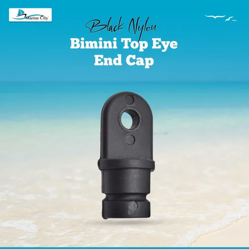 Miniatura 2 de MARINE CITY Black Nylon Bimini Top Eye End Cap, Round Inside Eye End, Lightweight, Outer Diameter, Ideal for Marine, Boats, Yachts, Ships, and