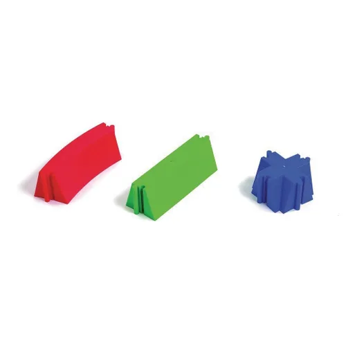 Miniatura 2 de S&S Worldwide Juego de vigas de equilibrio de figura 8 - Curso de equilibrio entrelazado de 27 piezas para niños. Bloques de equilibrio de plástico