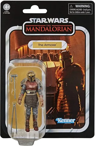 Miniatura 2 de STAR WARS The Vintage Collection The Armorer Toy - Figura de acción The Mandalorian a escala de 3.75 pulgadas, juguetes para niños de 4 años